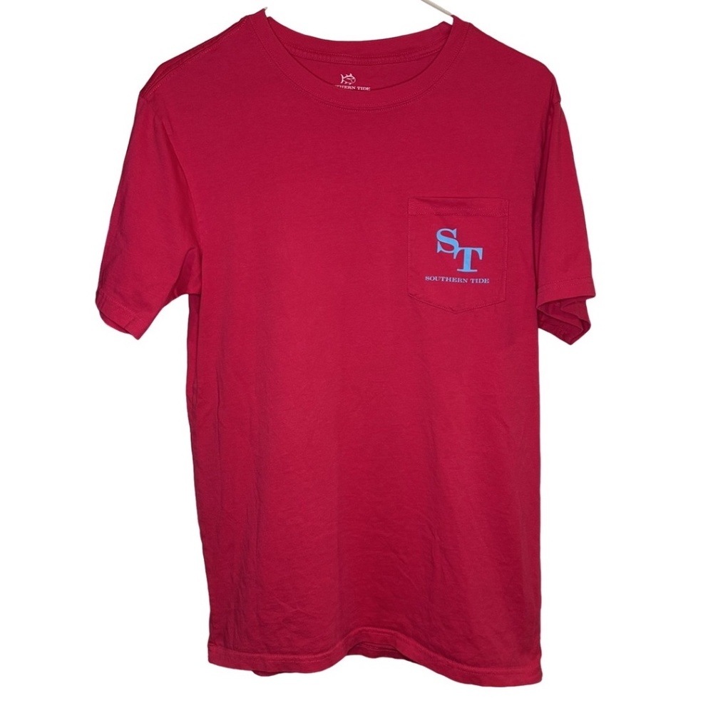 WOMEN'S SOUTHERN TIDE HOT PINK SKIPJACK T-SHIRT SIZE SMALL EUC